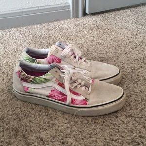 Floral vans